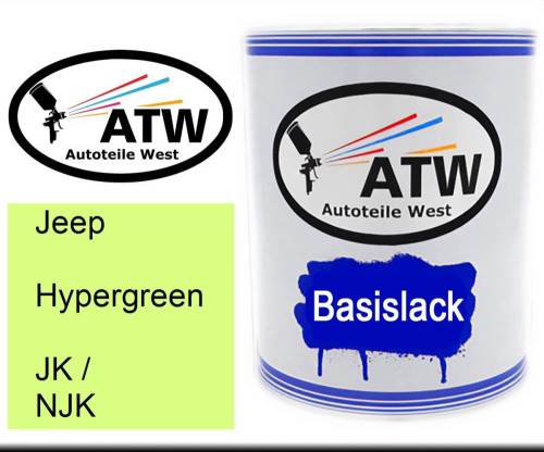 Jeep, Hypergreen, JK / NJK: 1L Lackdose, von ATW Autoteile West.